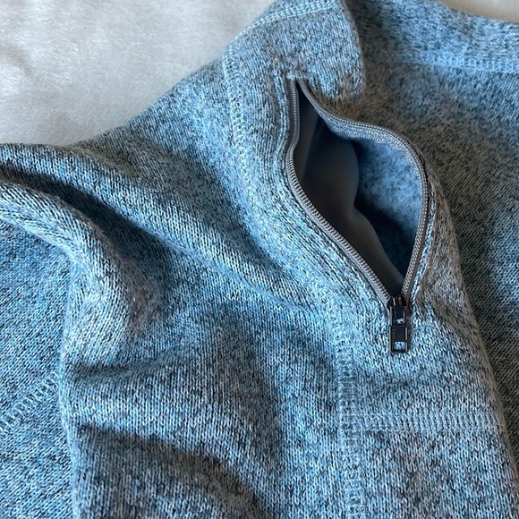 Patagonia Better Sweater 1/4 Zip Pullover Size XL Heather Blue Gray Women - Picture 8 of 16